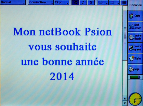 netBook Psion : toujours vaillant !
